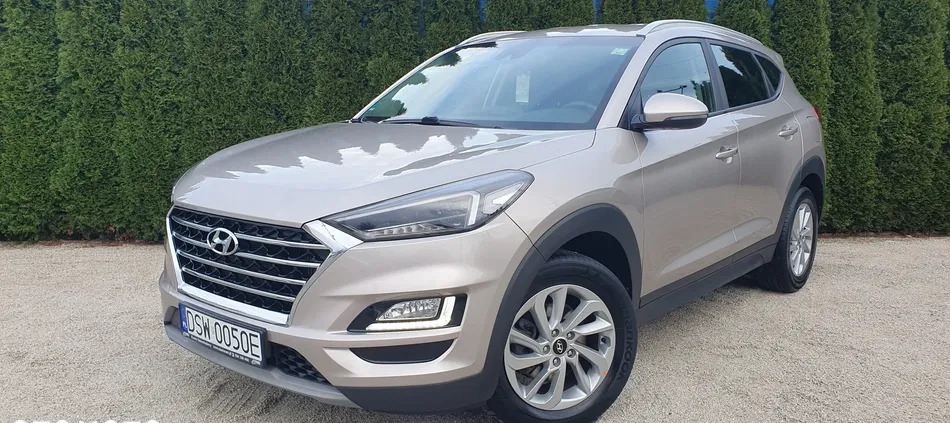 samochody osobowe Hyundai Tucson cena 89950 przebieg: 194000, rok produkcji 2019 z Świebodzice